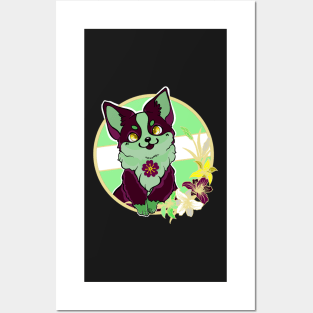 Diamoric corgi Posters and Art